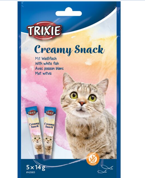 Creamy Snacks Shrimp Weißfisch Huhn