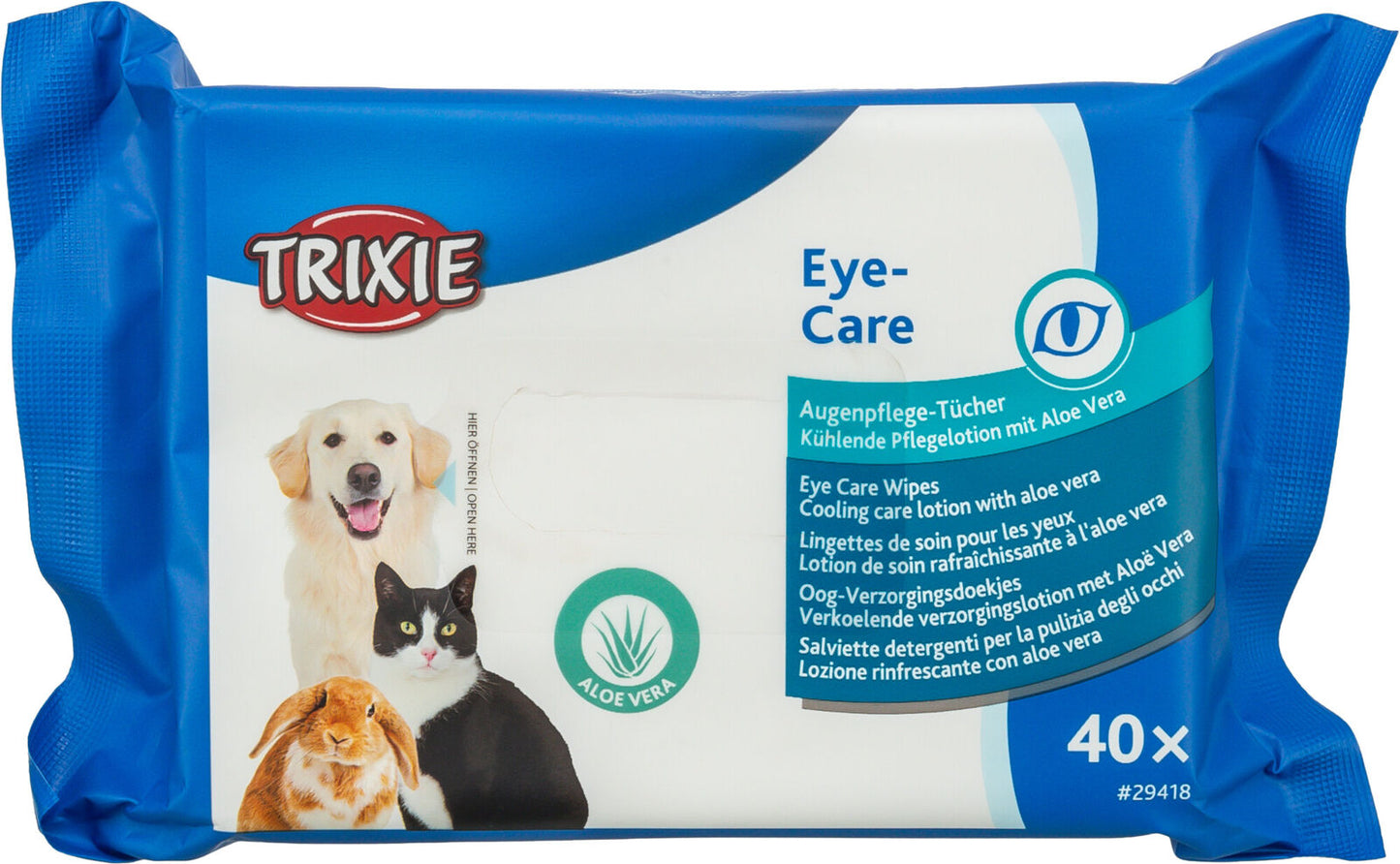 Trixie Augenpflegetücher Eye Care 40 Stk
