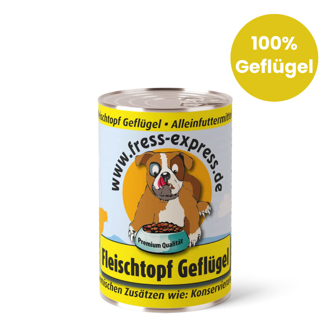 Getreidefreies Nassfutter für Hunde