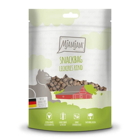 MjAMjAM Snackbag – leckeres Rind 125g