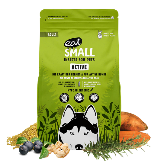 WALD/Active  2 kg – Proteinreiches Trockenfutter aus Insekten für  Hunde