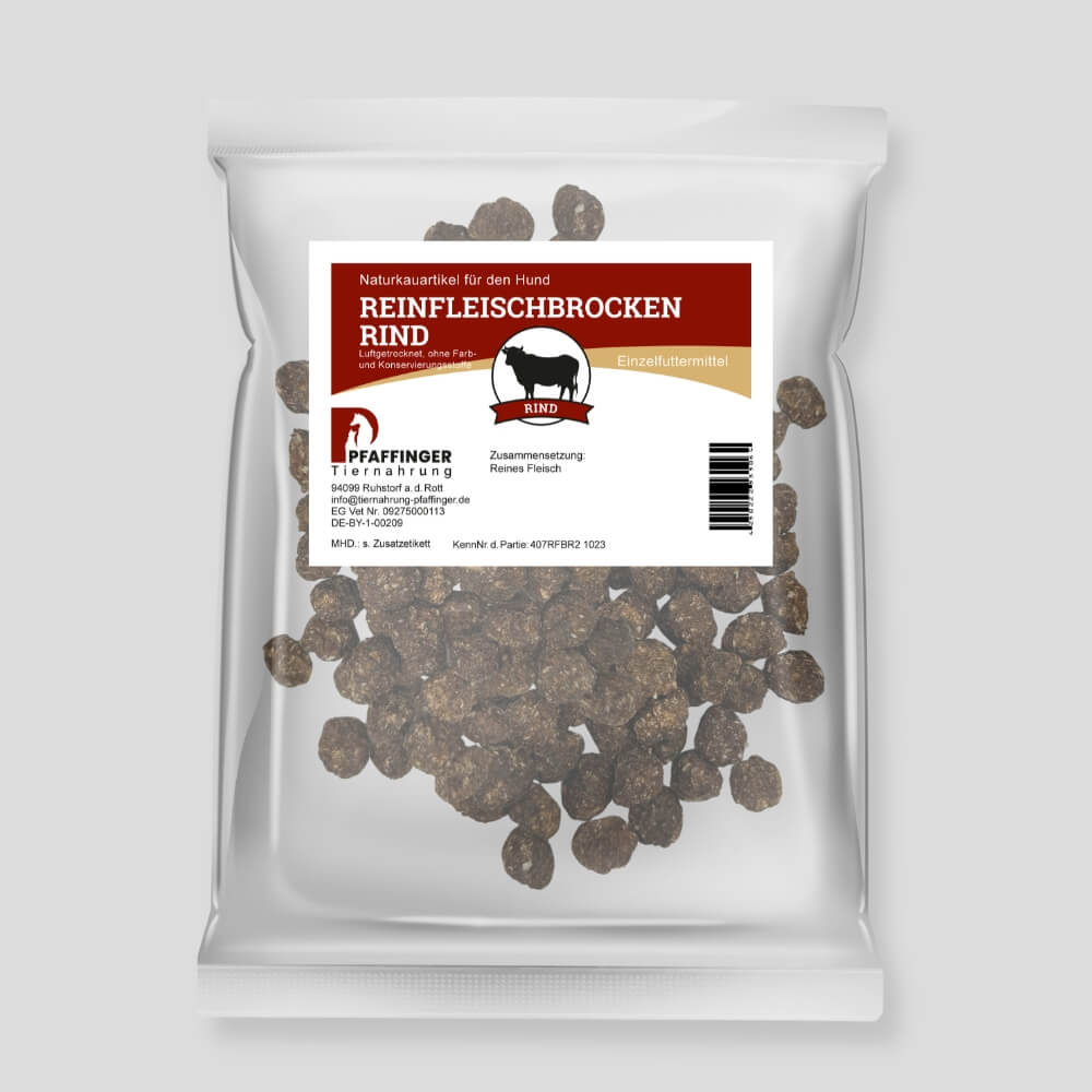 Natur Fleischbrocken vom Rind 200g