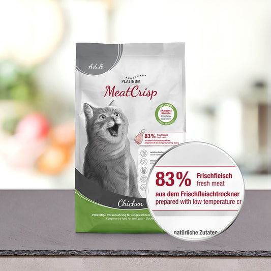 Platinum Adult Chicken Meat Crisp Katzen Trockenfutter 83% Fleisch