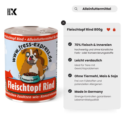 fress-express Fleischtopf Rind 800g