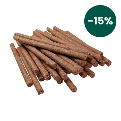 Frischfleischsticks Rind für Katzen - 100g