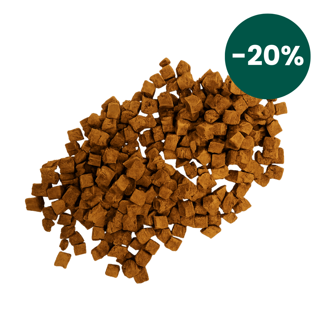 Kaninchenfleischbrocken für Hunde