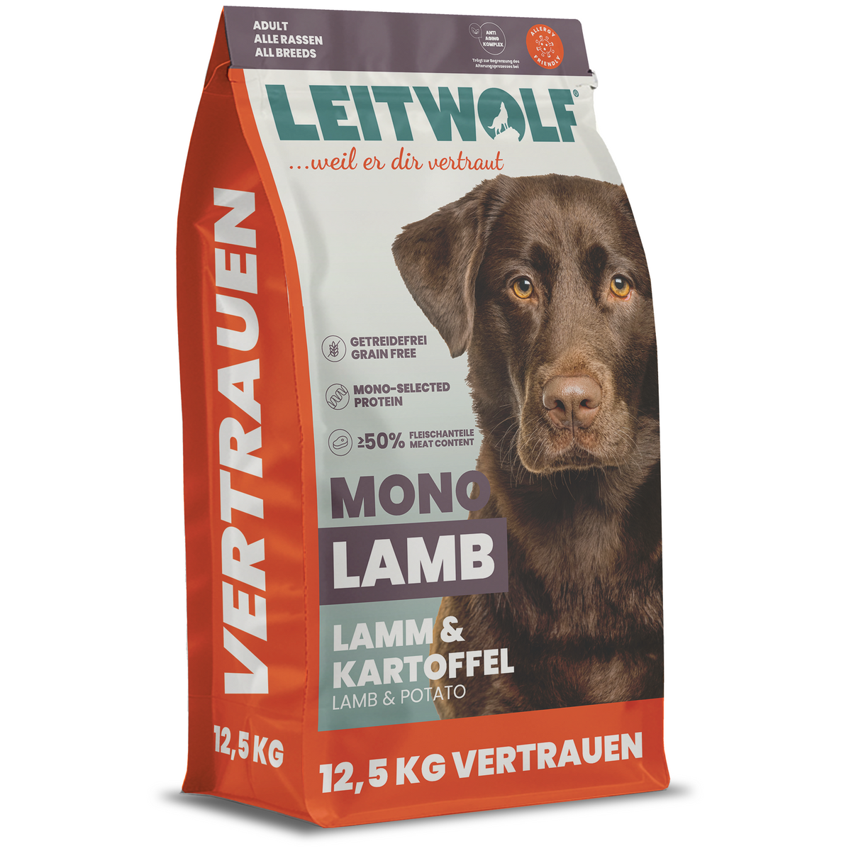 Leitwolf Mono Lamb Adult - Fisch & Kartoffel