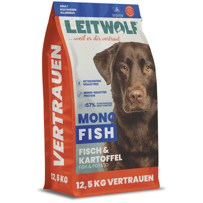 Leitwolf Mono Fish Adult - Fisch & Kartoffel
