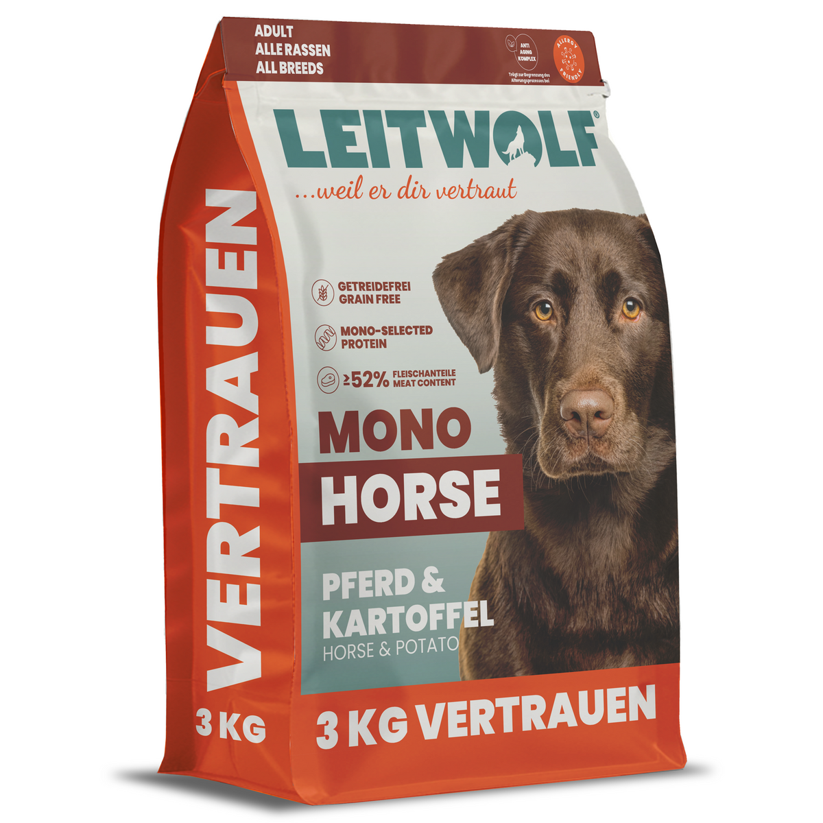 Leitwolf Horse Adult Mono - Pferd & Kartoffel