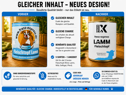 fress-express Fleischtopf Lamm 400 + 800g