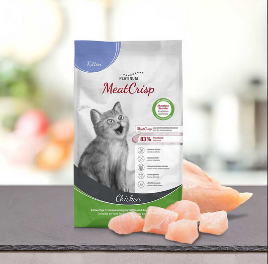 Meat Crisp Kitten Katzen Trockenfutter 83% Fleisch Taurin optimiert
