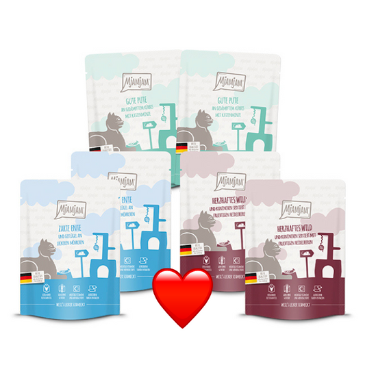 MjAMjAM – Mixpaket II, Pute, Ente und Wild j6  x 300g