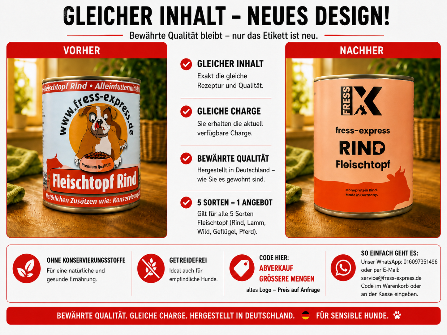 fress-express Fleischtopf Rind 400 + 800g