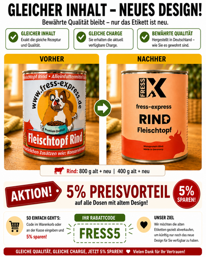 fress-express Fleischtopf Rind 400 + 800g