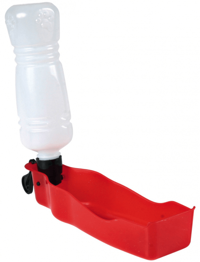 Flasche mit Trinknapf