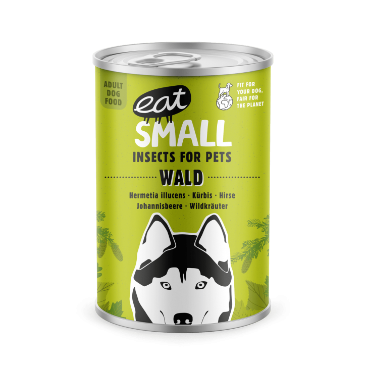 eat SMALL Wald 400g Nassfutter aus Insekten für echte Feinschmecker